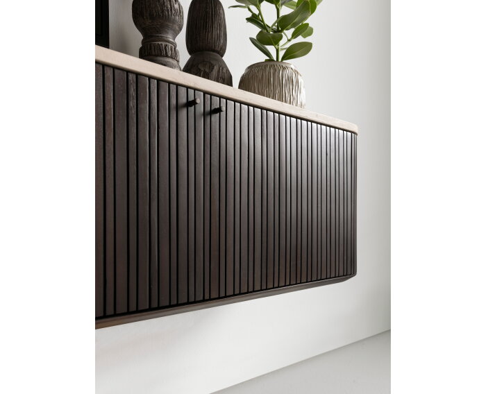 DTP home Zwevend TV meubel Maroon medium 37x180x35 cm - Mahonie & Mortex