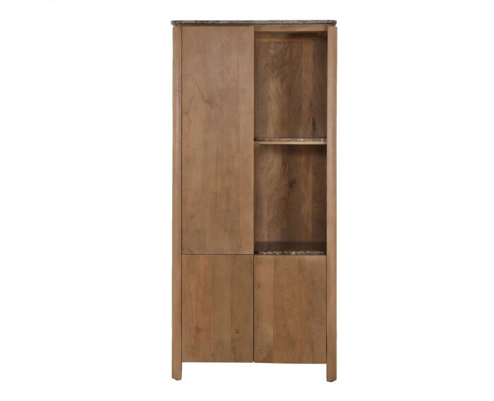 Vakkenkast Dallas Naturel Mangohout 90 cm