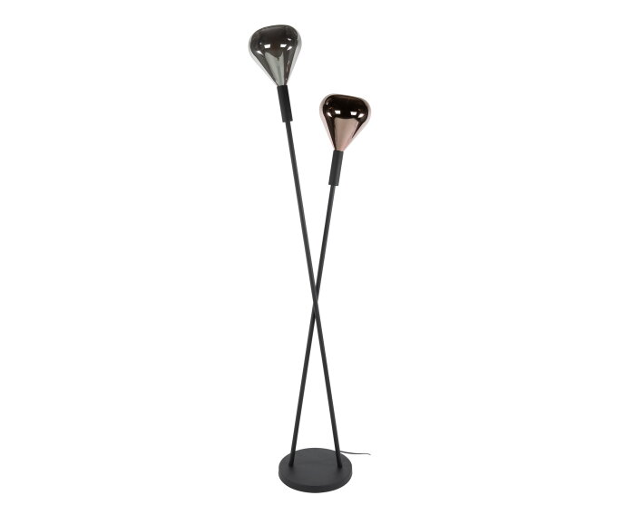 Vloerlamp 2L Wings - Zwart