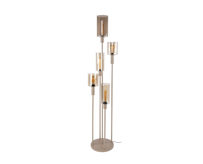 Vloerlamp Sepiora 5L - Beige