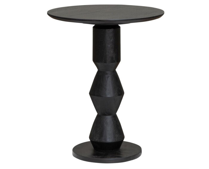Bijzettafel Brunello GeoBalance rond 50cm - zwart | Tower living