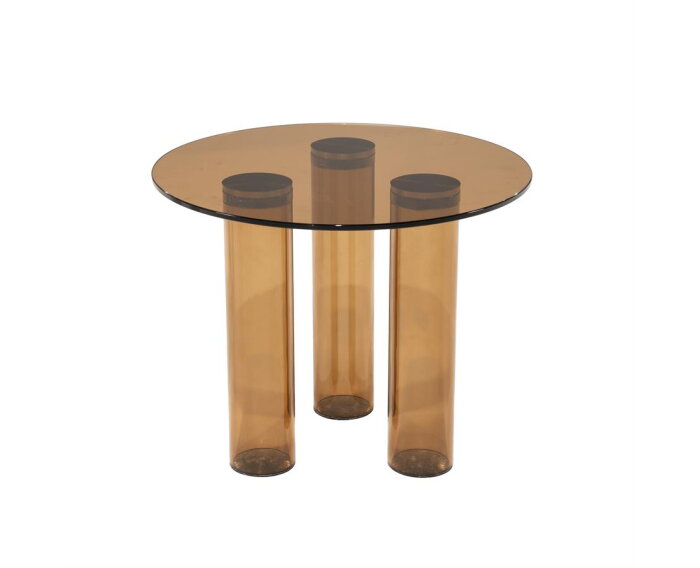 Side table Aero 50x50cm - bruin | BY-BOO