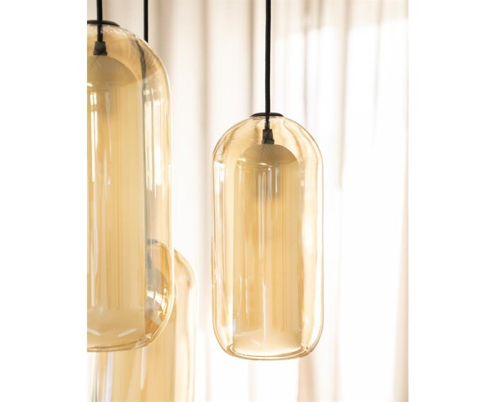 Shona cluster round - amber | BY-BOO