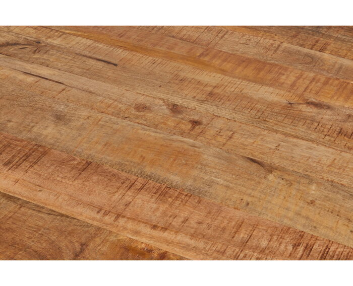 Bartafel Rambo rechthoekig Mangohout - 130x80x90 cm - industrieel