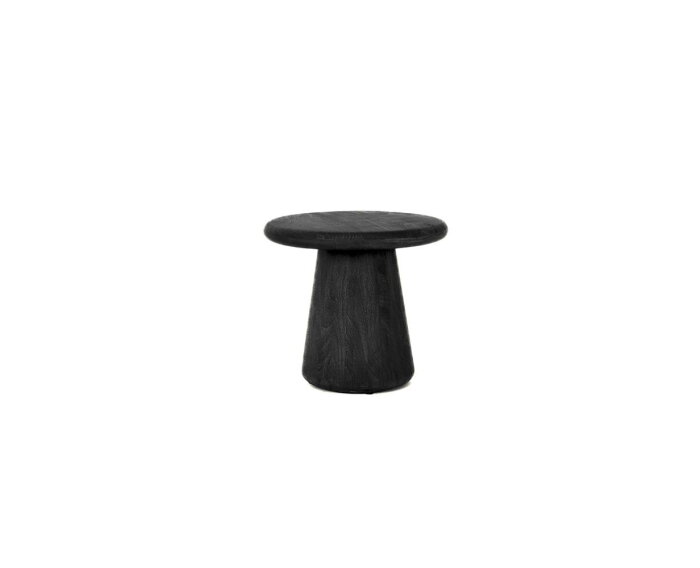 Asti Bijzettafel rond zwart 60 cm