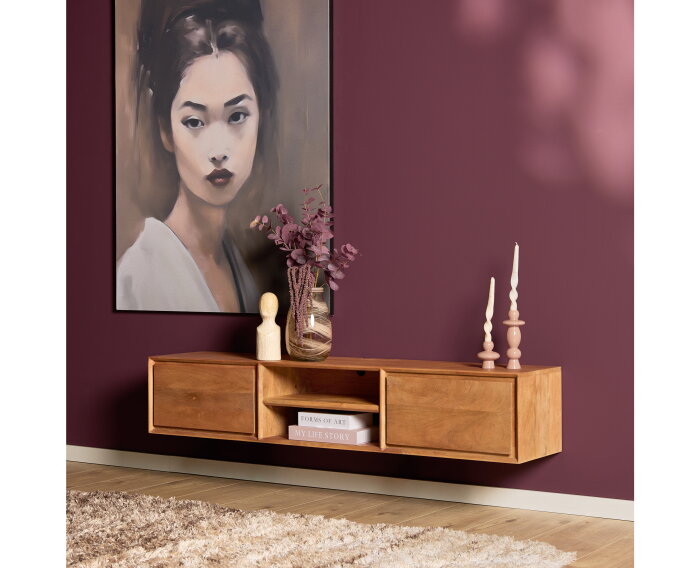 Zwevend tv meubel Ambiance Naturel | 120 cm