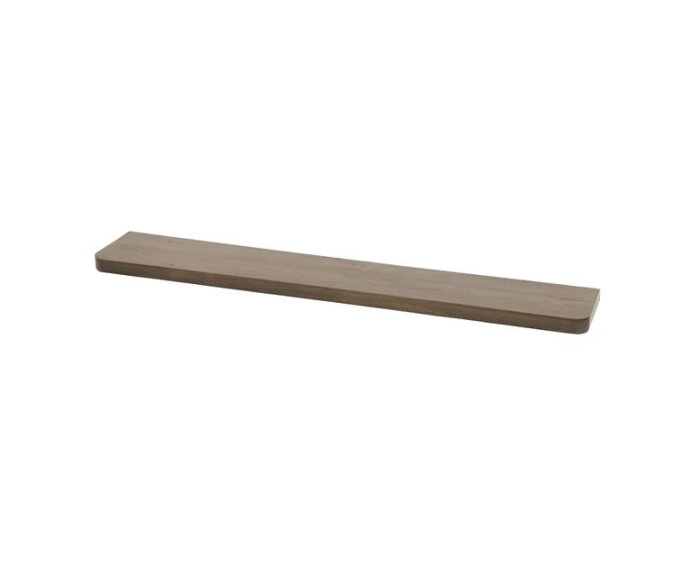 Wandplank 120 Carve - Massief acacia drift brown