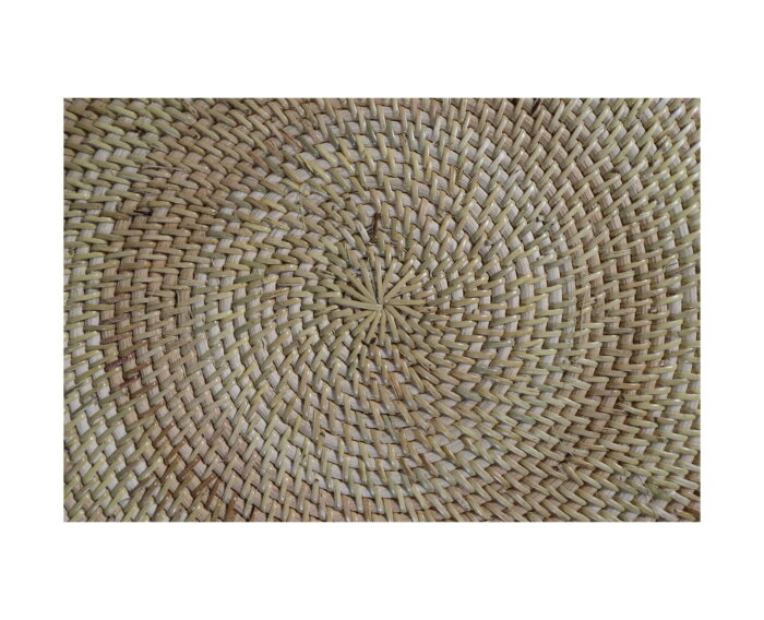 Ronde placemat set - 40x40x2 - Rotan - Naturel - set van 4