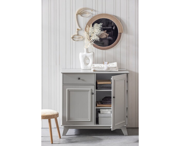 Hailey Spiegel Rond 57cm Naturel - WOOOD Exclusive