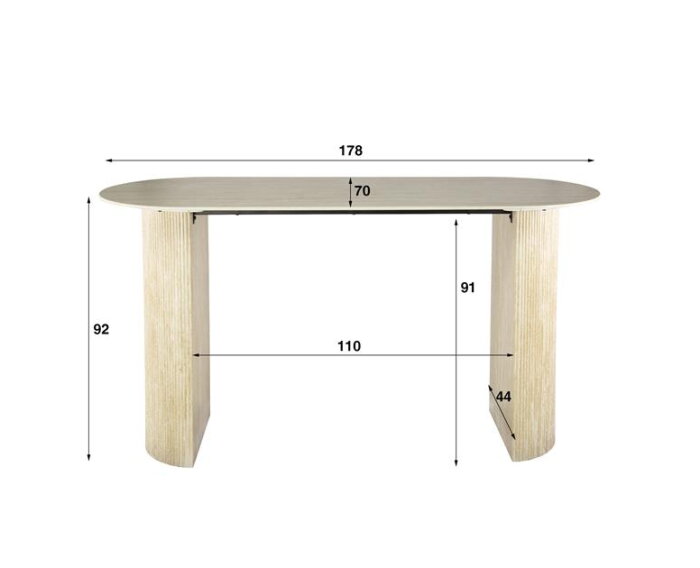 Bartafel ceramic Romano Arch - Ceramic Travertine