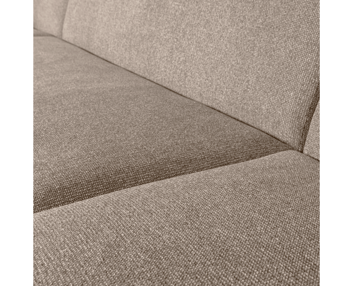 Hoekbank 'Sloping' U-vorm - Naturel Melange | BePureHome