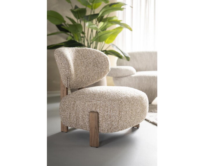 Fauteuil Reza bruin - bay | Eleonora