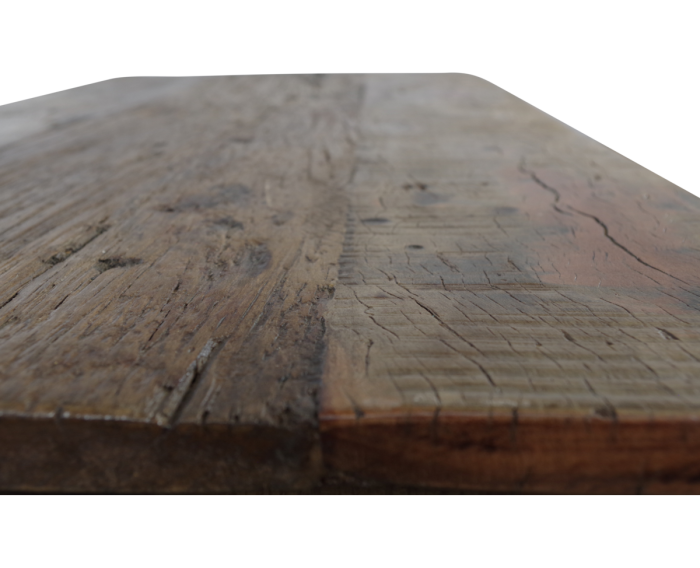 Salontafel Brent gerecycled hout naturel - 130 x 65 x 45 cm