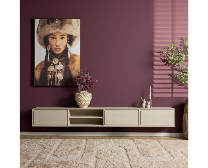 Zwevend tv meubel Ambiance Naturel | 120 cm