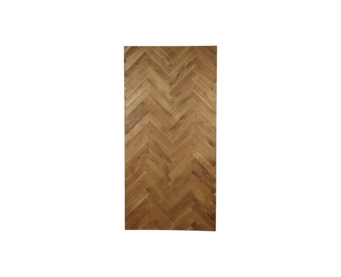 Tafelblad visgraat Rechthoek- 200x100x4 - Naturel - Eiken