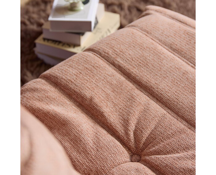 Relaxfauteuil Zen - Draaibaar & Verstelbaar - Aragon stof - Pink - 78&times;97&times;90 cm - Starfurn