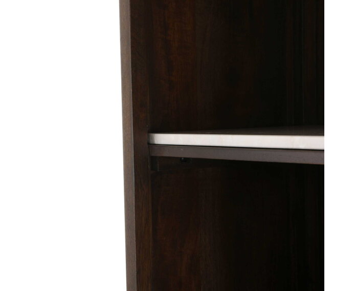 Boekenkast Dallas Bruin Mangohout 55 cm