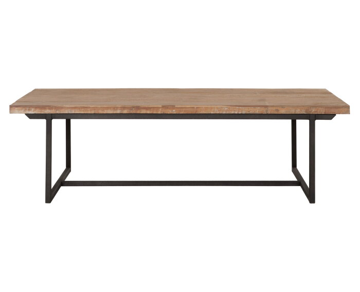 Coffee table Odeon rectangular,35x120x70 cm, recycled teakwood