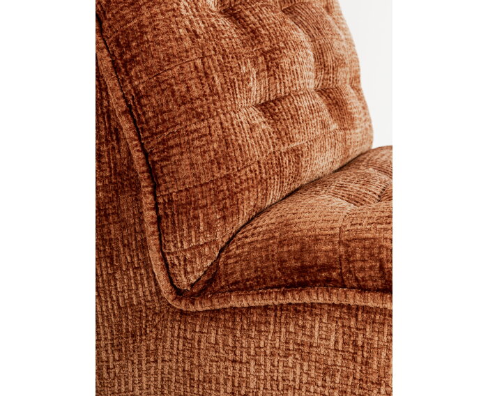 MUST Living fauteuil Liberty - Glamour cinnamon - 75x67x85 cm