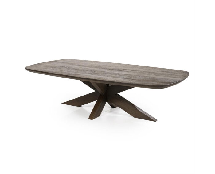 Salontafel Nikki Deens ovaal mangohout 130x70cm - bruin | Eleonora