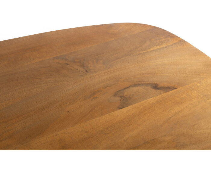 Eettafel Akagi 160 cm Deens ovaal mangohout - Naturel