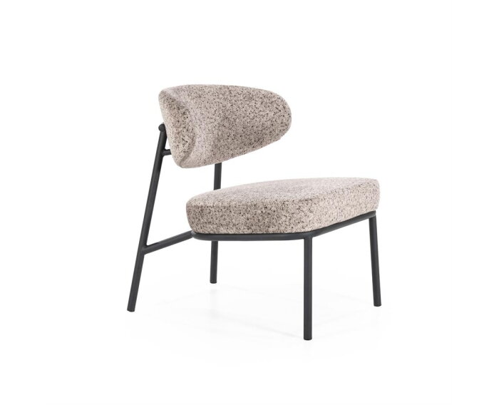 Lounge chair Jari - taupe | BY-BOO