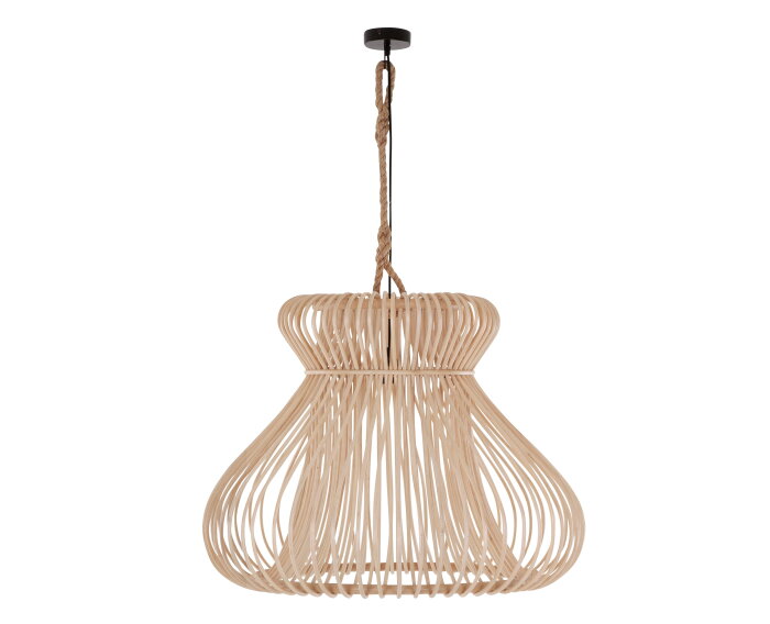 Hanging Lamp Fungo large,60x78x78 cm, Kubu core. Height total 110cm