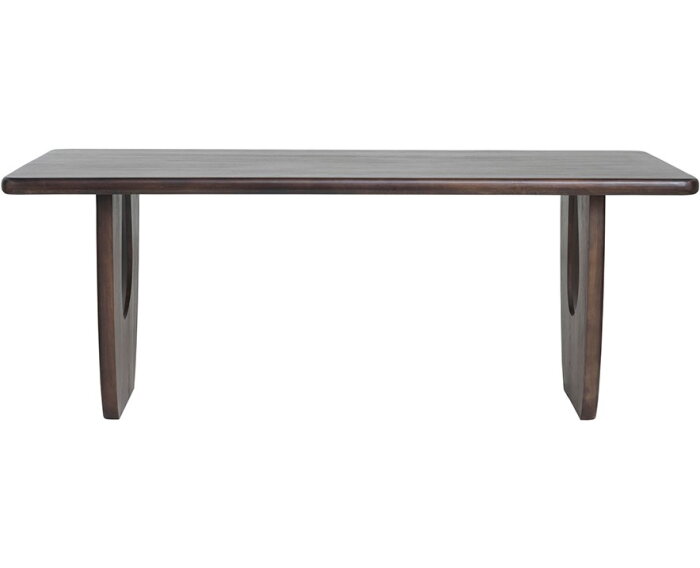 Eettafel Handai mangohout 180x90 cm - Walnoot