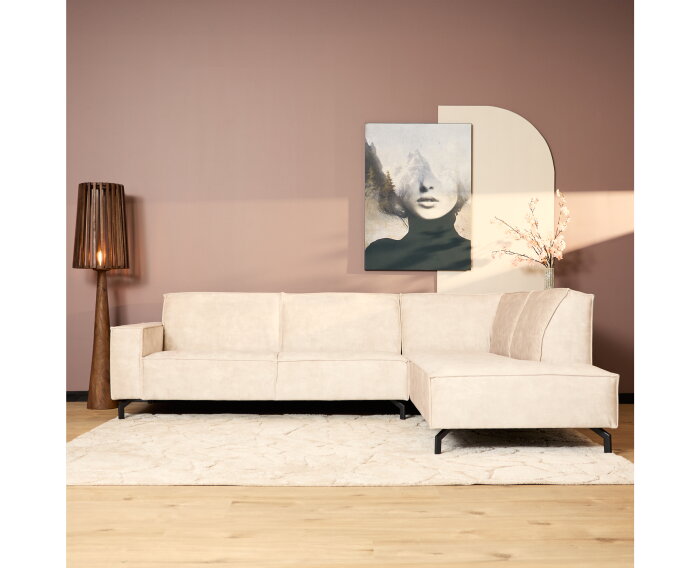 MySofa Floris| 2,5 zits + Divan Rechts | Velvet Beige