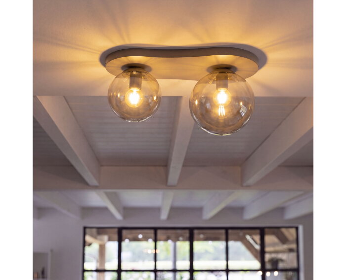 Plafondlamp Bubble 2L - Beige