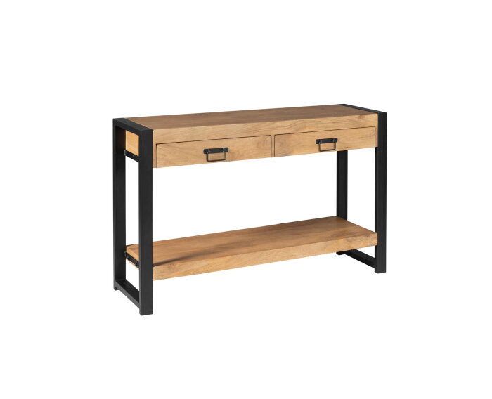 Sidetable Britt 120 cm mango metaal - Naturel | Meubelplaats