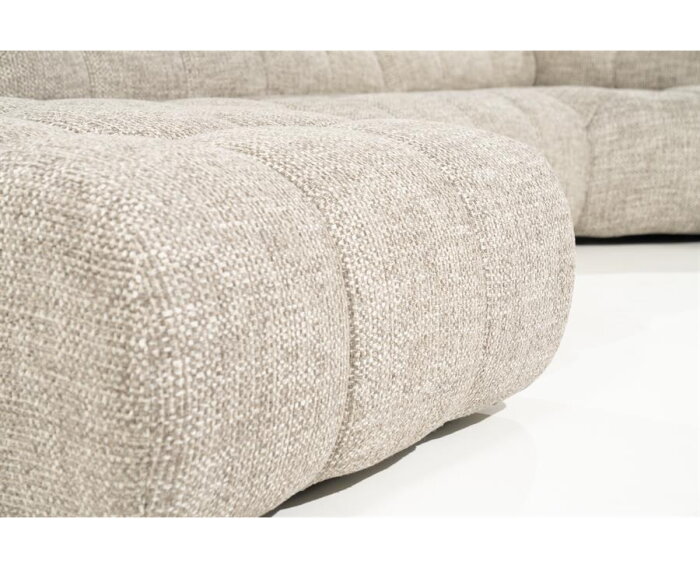 SEVN Violette modulaire U-bank - Silencio Taupe - 398x250 cm - zelf samen te stellen