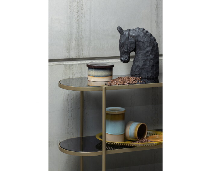 Packet Opbergpot Keramiek Caramel 21xØ12cm - BePureHome