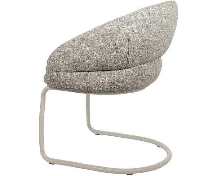 Taylor - armstoel - beige onderstel - Puente - Stone 09 - Star Collection