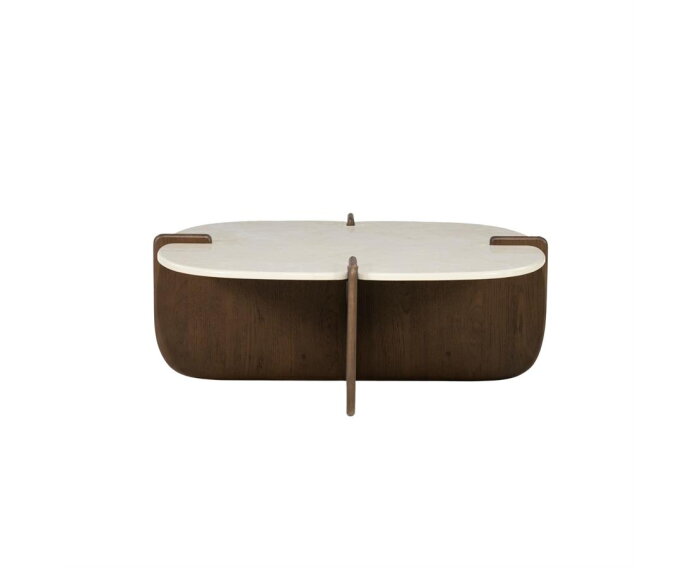 Salontafel Filou 80x80cm - bruin | Eleonora