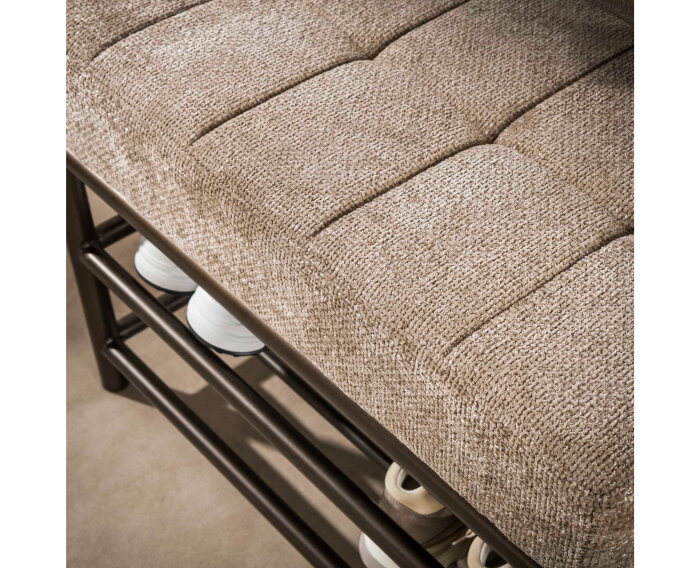 Garderobebank Luno 70 - Drift brown