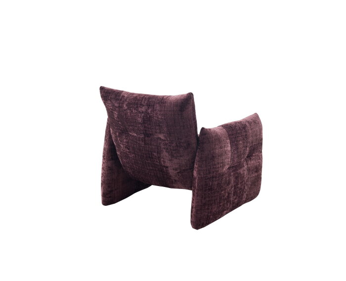 Fauteuil Lois Aubergine