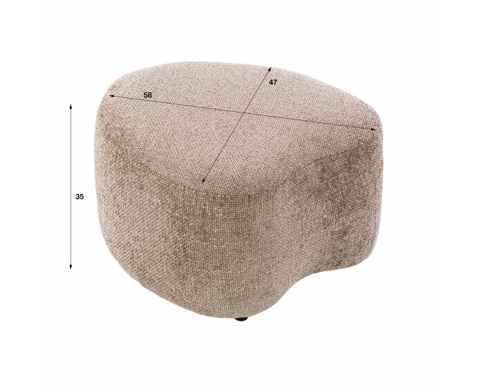 Poef leaf - Cargo zand