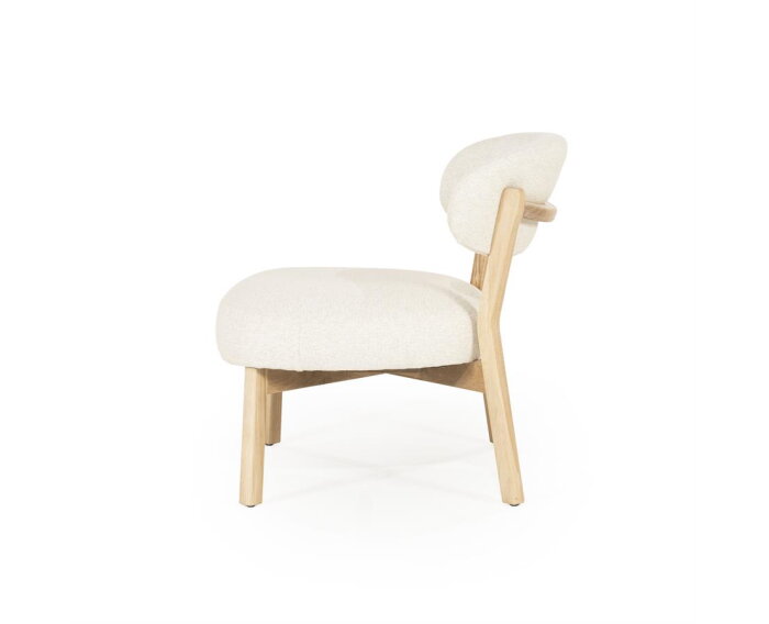 Fauteuil Mikky naturel - beige | Eleonora
