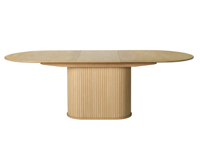 Eettafel Nola eikenhout Ovaal 95x180-230 CM - Naturel