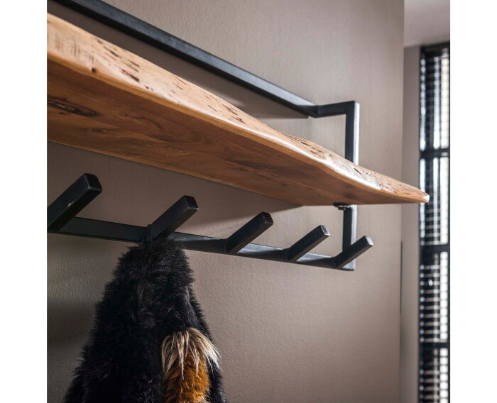 Kapstok Edge Acacia 6 Haken | Meubelplaats