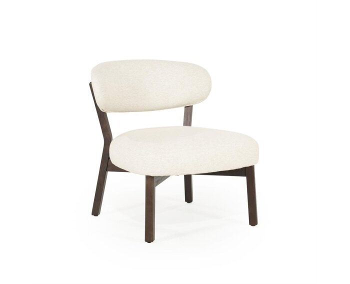 Fauteuil Mikky bruin - beige | Eleonora