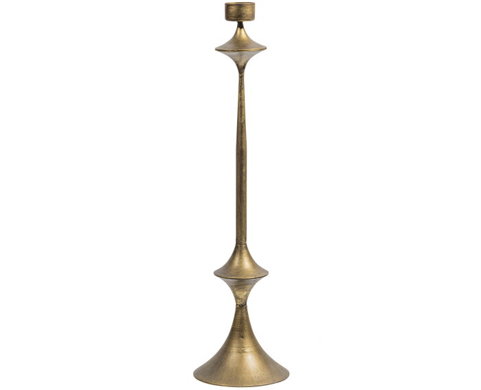 Buff Kandelaar 74cm Metaal Antique Brass - BePureHome