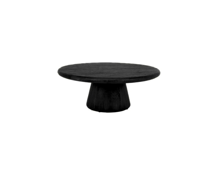 Asti Salontafel rond zwart 90 cm
