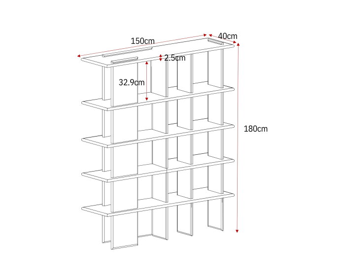 Wandkast Lina | 150 cm