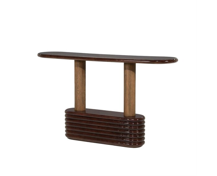 Sidetable Kyan 130x32cm - bruin | Eleonora