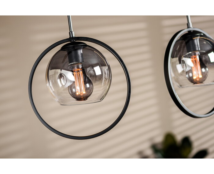 Hanglamp Sunset 3-lichts - Smoke glas | BY-OLAF