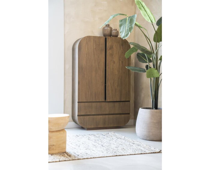 Kabinet King mangohout 110x40cm - bruin | Eleonora