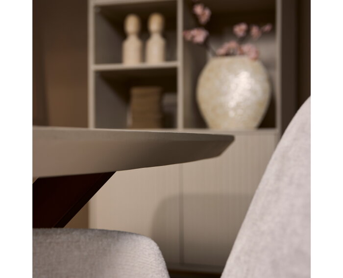 Deens ovale eettafel Madison Zand Mangohout 280 cm