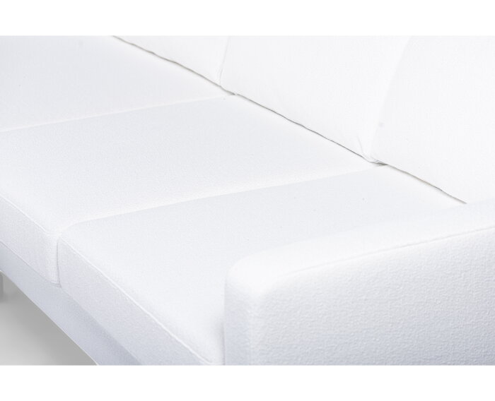 By-OLAF Hoekbank Fellow links – 3-zits met chaise longue  – Stof Grace 01 Natural - 264x161 cm